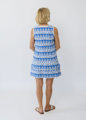 Daisy Dress - Sailboats & Shells