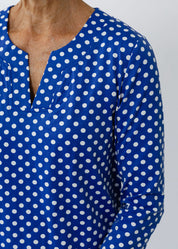 Lucille 3/4 Sleeve Dress - Summer Dots