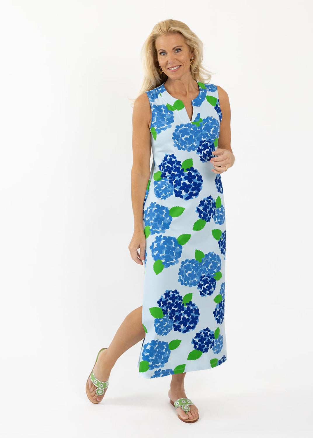 Lucille Maxi Dress - Hydrangea Blue/Blue XL Lucille Maxi Dress - Hydrangea Blue/Blue XL