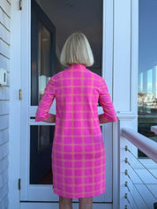 Seaport 3/4 Dress - Medallion Chain Pink/Orange - FINAL SALE