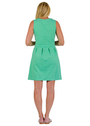 Boardwalk Dress - Juicy Stripe Turq/Green-2