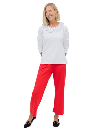Dorothy Pants - Solid Red-2