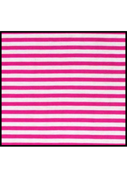 Skipper Dress - Cotton White/Pink Stripes