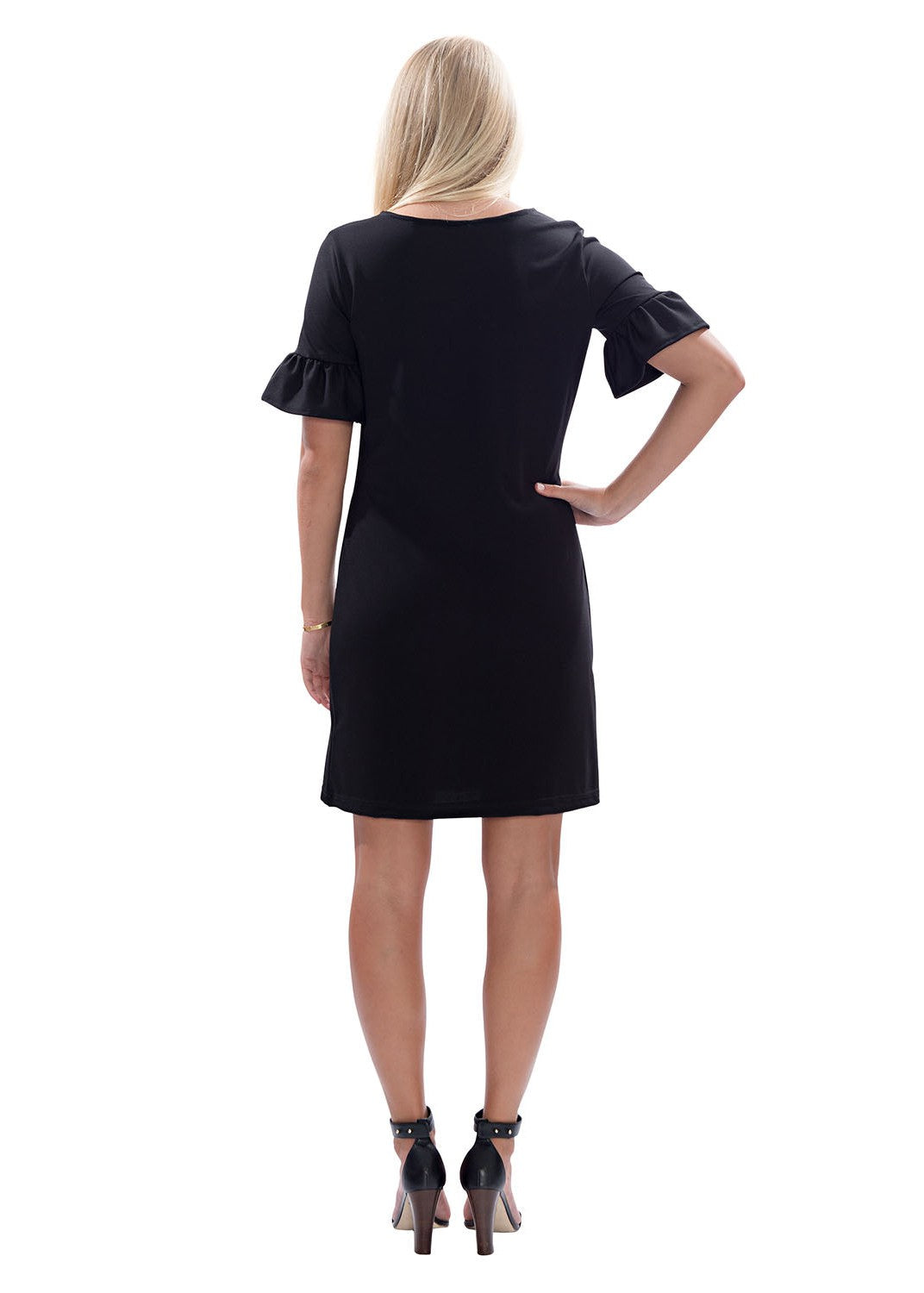 Dockside Dress - Black Ponte-2