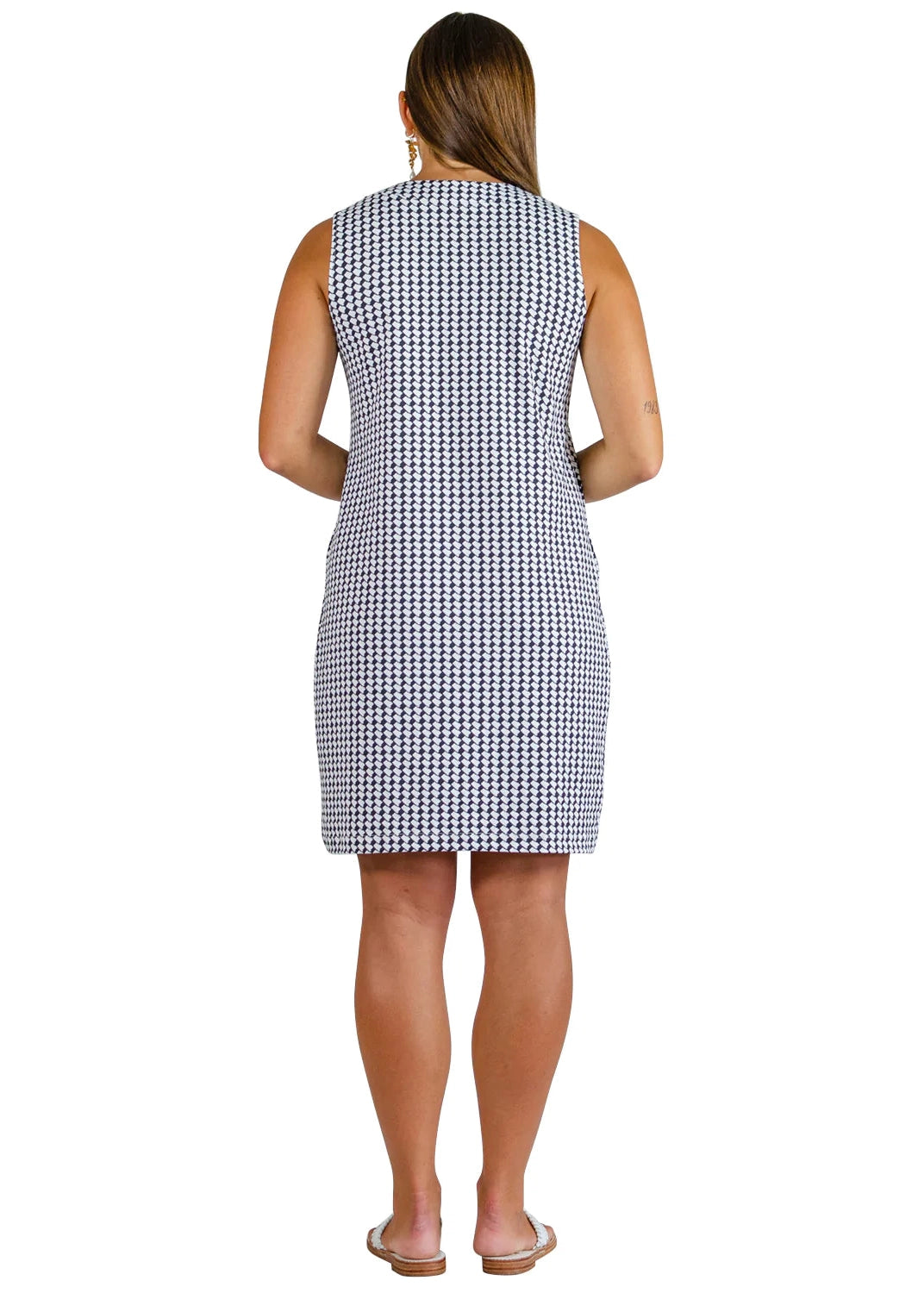 White Houndstooth- FINAL SALE-2
