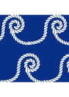 Rope Coil Blue/White pattern sailor-sailor clothing