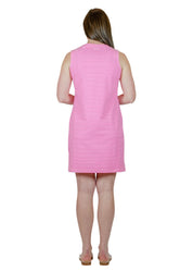 Lucille Dress - Pink/White Stripe - FINAL SALE-2