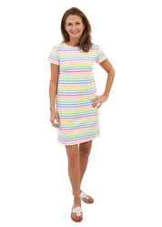 Marina Dress - Tutti Fruity Summer Stripe - FINAL SALE