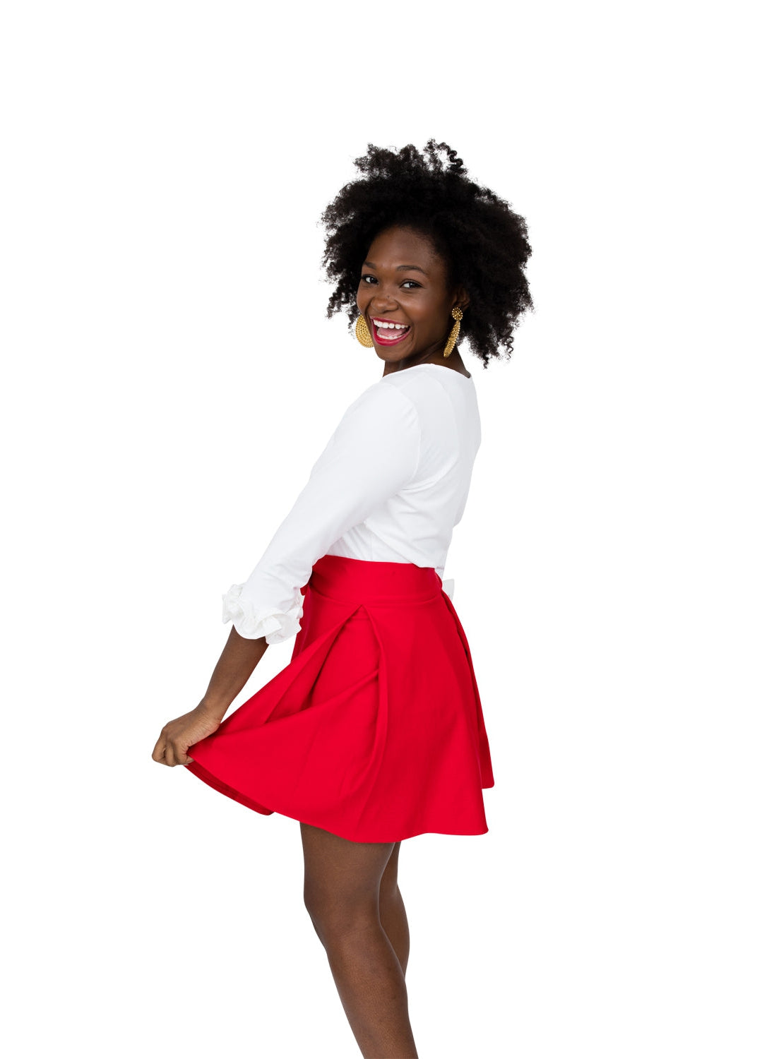 Party Skirt - Red Ponte