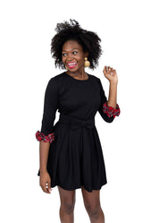 Caroline Top - Black/Red Plaid FINAL SALE