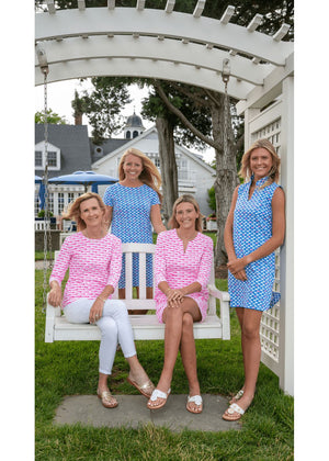School of Fish Blue/Pink pattern sailor-sailor clothing