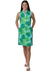 Britt Dress-Resort Palms Blue/Green - FINAL SALE