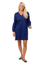 Charlotte Dress - Solid Navy