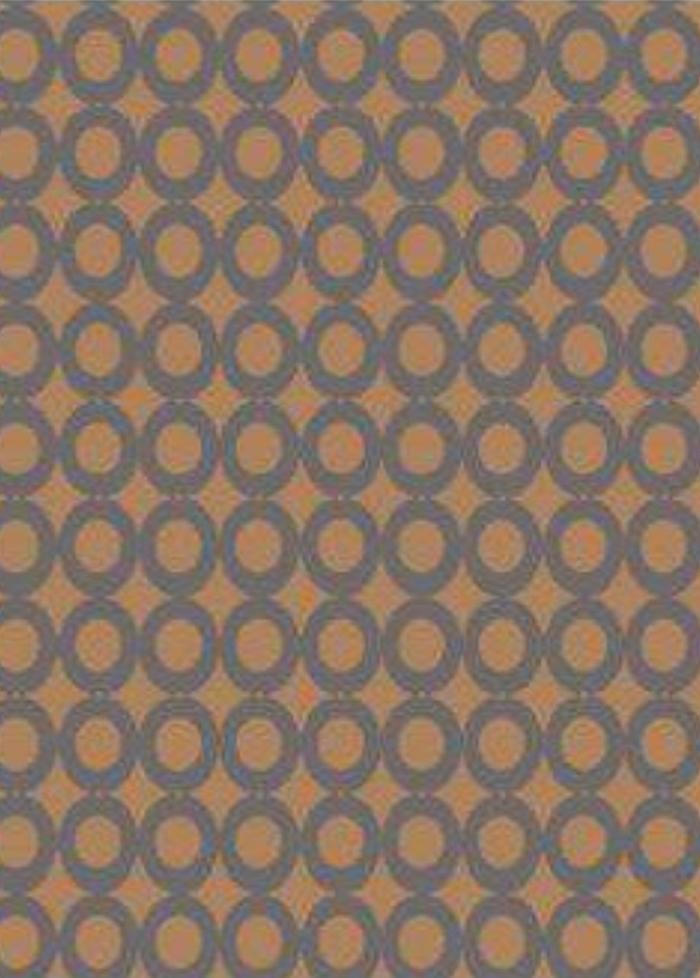 Dorothy Pants and V-Crew Tee Top Set- Circles Camel/Charcoal