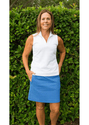 Country Club Skort 17" -2 Blue Circle - FINAL SALE