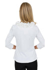 Sun Protective Cricket Top - Solid White
