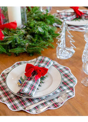 Napkin- White Plaid-2