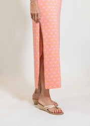 Lucille Maxi Dress - Tie a Knot Pink/Orange