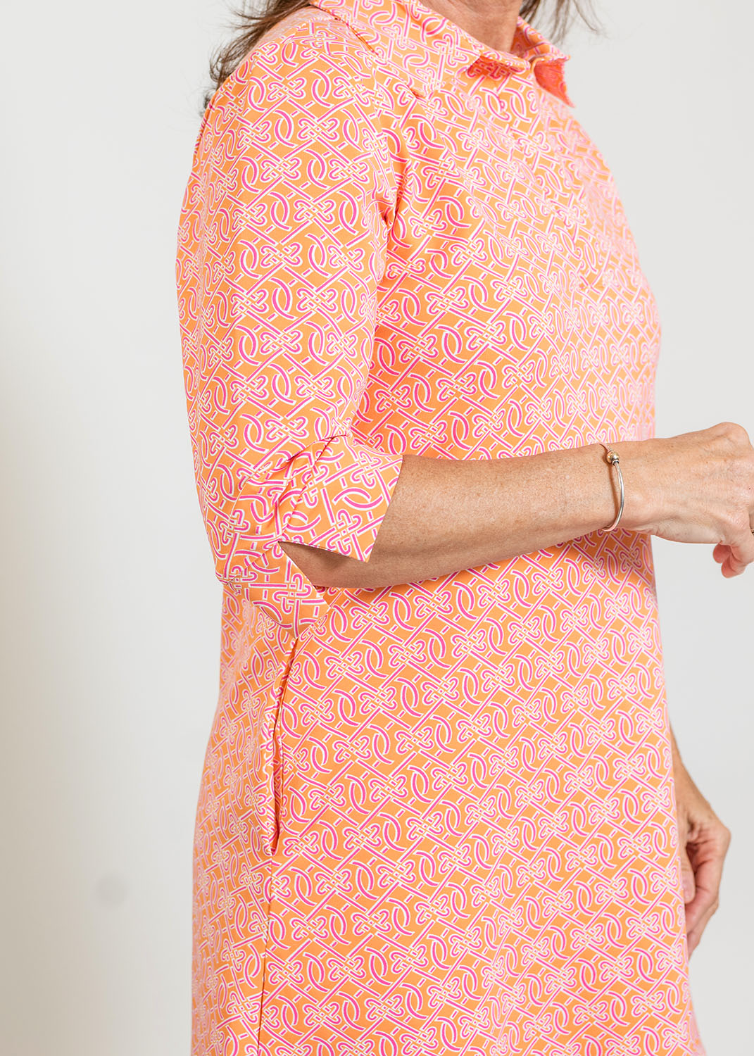 Lizzie Dress - Tie a Knot Pink/Orange