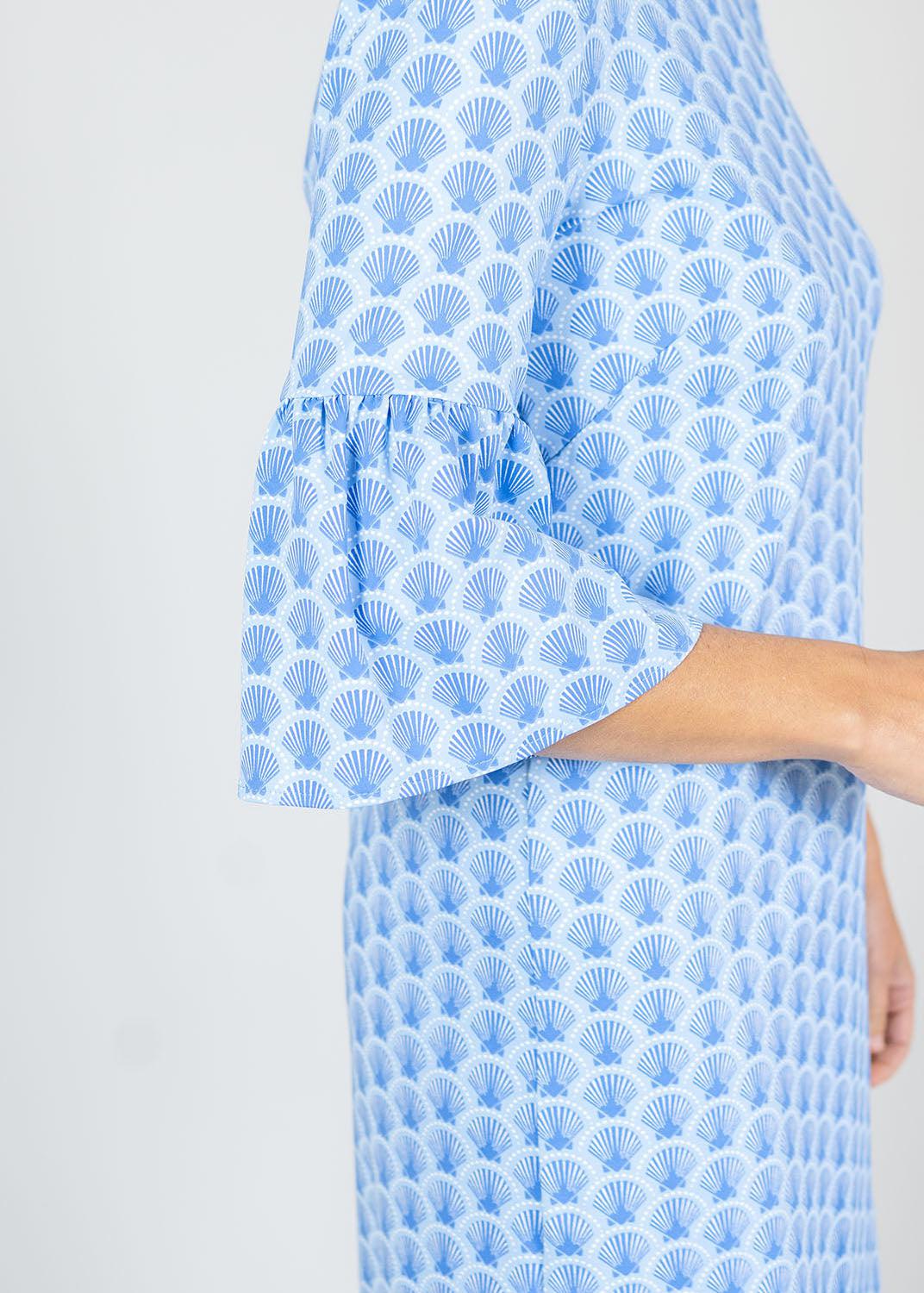 Berkley Dress - Shell Seeker 2 Blue - FINAL SALE