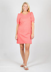 Madison Dress - Juicy Stripe Pink/Orange