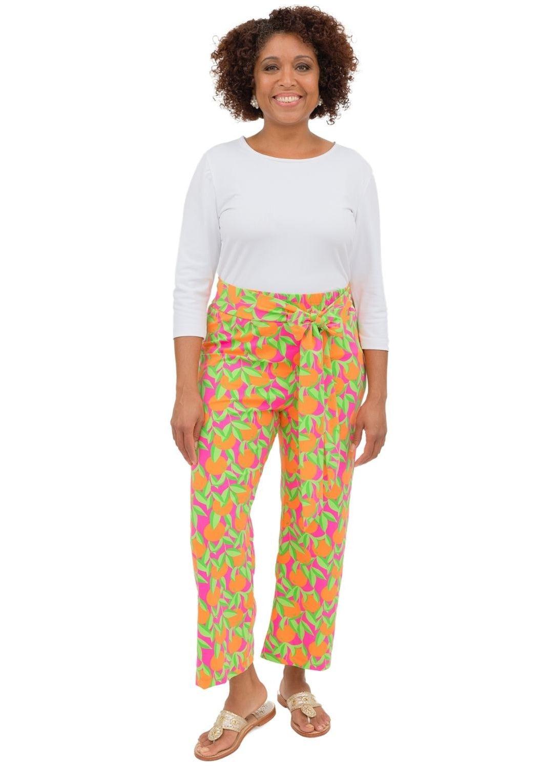 Dorothy Pants-Orange Grove - FINAL SALE