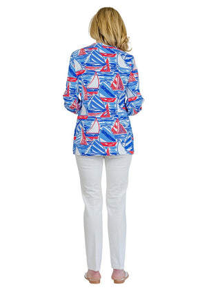 Georgia Top-Out for Sail Red/White/Blue- FINAL SALE-2