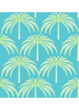 Grace Dress - Palm Beach Palms Blue - FINAL SALE-2