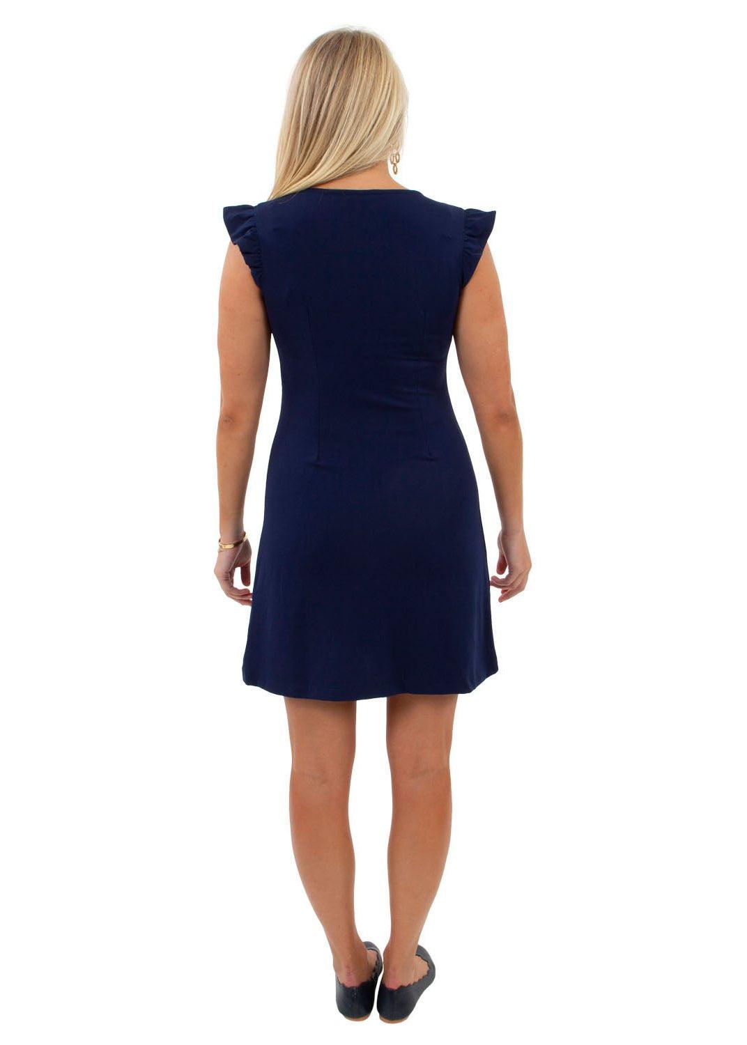 Jojo Dress - Solid Navy S Jojo Dress - Solid Navy S
