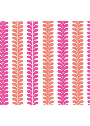 Jojo Dress - Vertical Vines Coral/Pink - FINAL SALE
