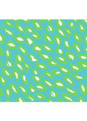 Islander Top -Leopard Green/Blue-FINAL SALE