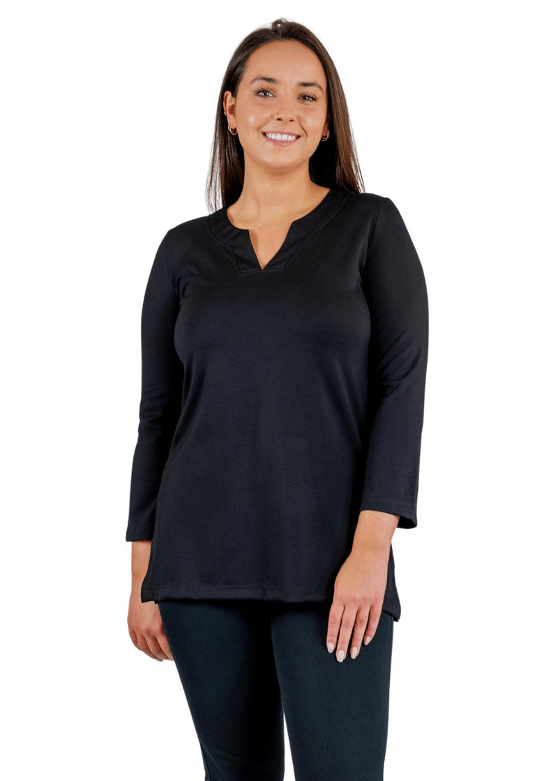 Lucille Blouse - Solid Black
