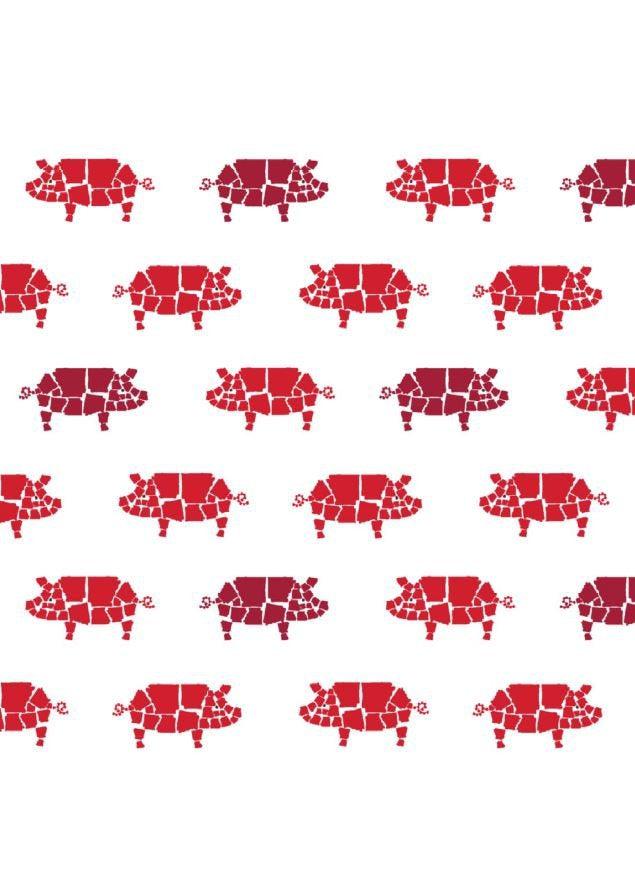 Arkansas Red Pig pattern sailor-sailor clothing