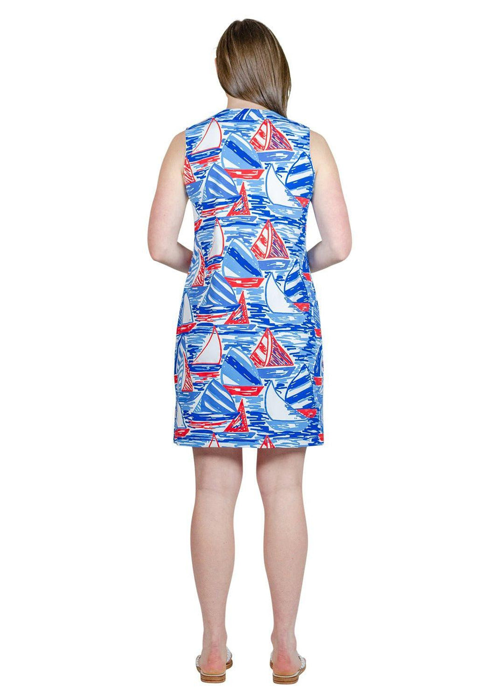 Lucille Dress - Out for Sail Red/White/Blue-FINAL SALE-2