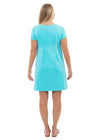 Marina Dress - Blue Curacao Stripe - FINAL SALE-2