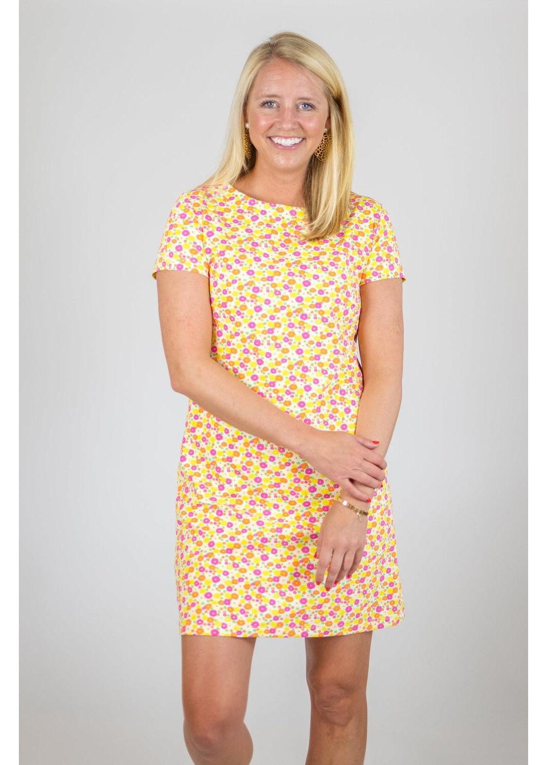 Marina Dress - Field of Dahlias-2