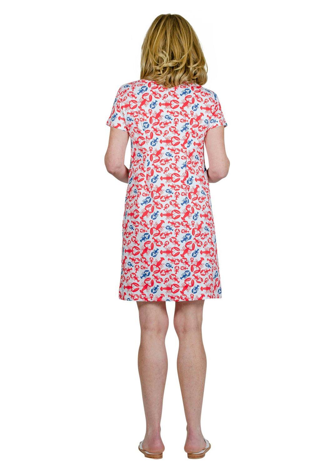 Marina Dress - Lobster Dance