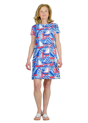 Marina Dress - Out for Sail Red/White/Blue - FINAL SALE