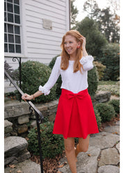 Party Skirt - Red Ponte