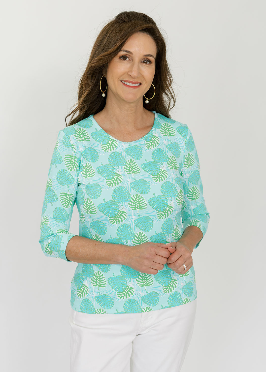 Crew Tee - Palm Dance - FINAL SALE