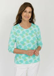 Crew Tee - Palm Dance - FINAL SALE