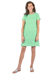 Marina Dress - Juicy Stripe Turq/Green
