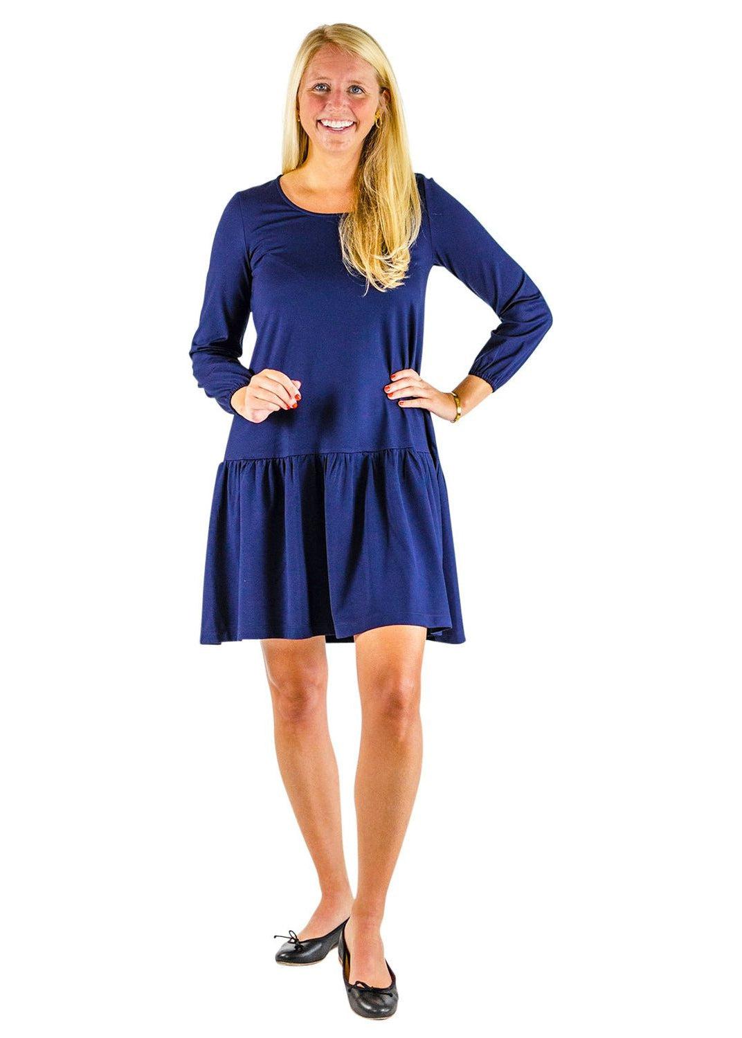Valerie Dress - Solid Navy
