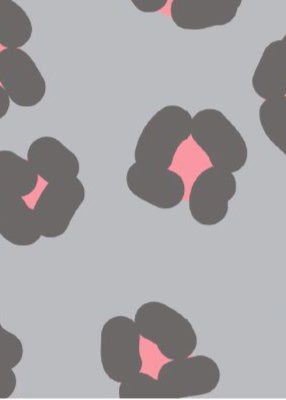 Marina Dress Full Sleeve - Cheetah Grey/Pink