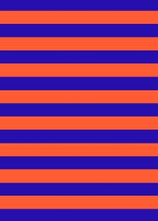 Country Club Skort 17 inch - Florida Blue/Orange Stripe