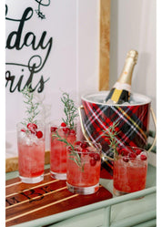 Ice Bucket - Red Plaid-2