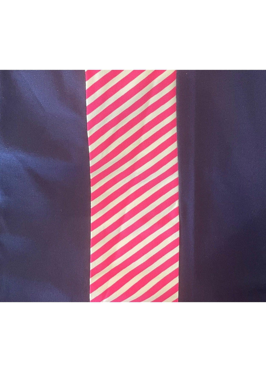 Country Club Skort 17 inch - Solid Navy/Pink/White Stripe - FINAL SALE