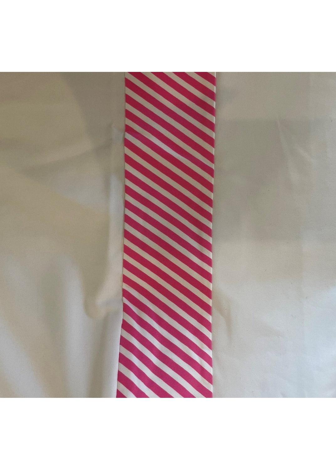 Country Club Skort 17 inch - Solid White/Pink/White Stripe - FINAL SALE